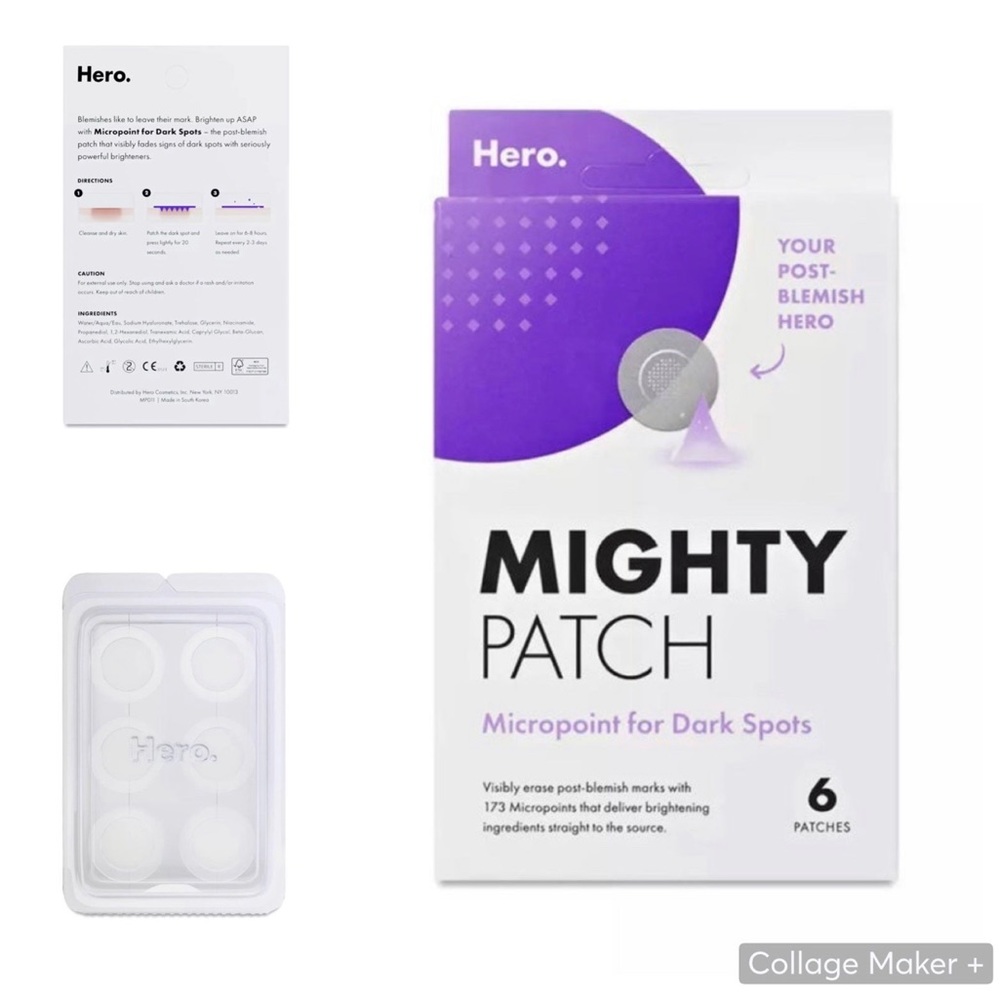 Hero. Mighty Patch Invisible for Dark Spots, 6 count